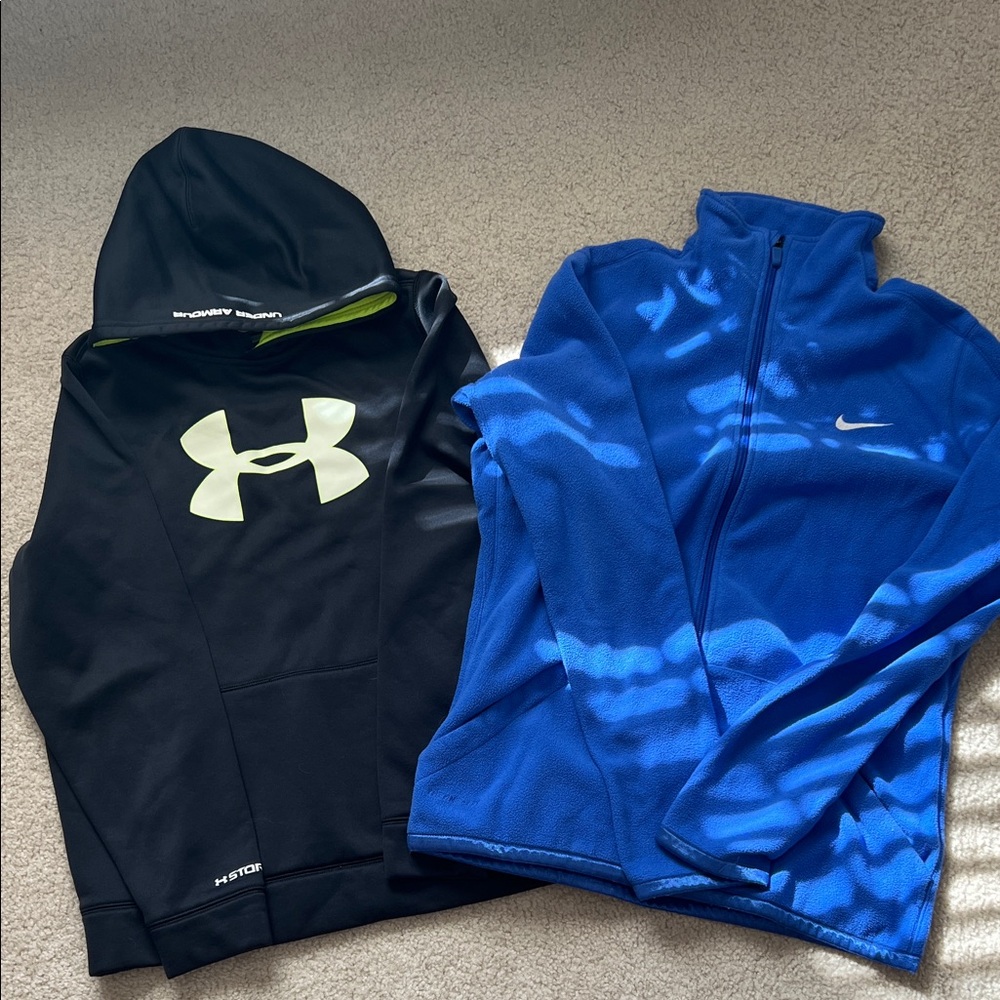 Nike Blue Full-Zip Fleece Jacket